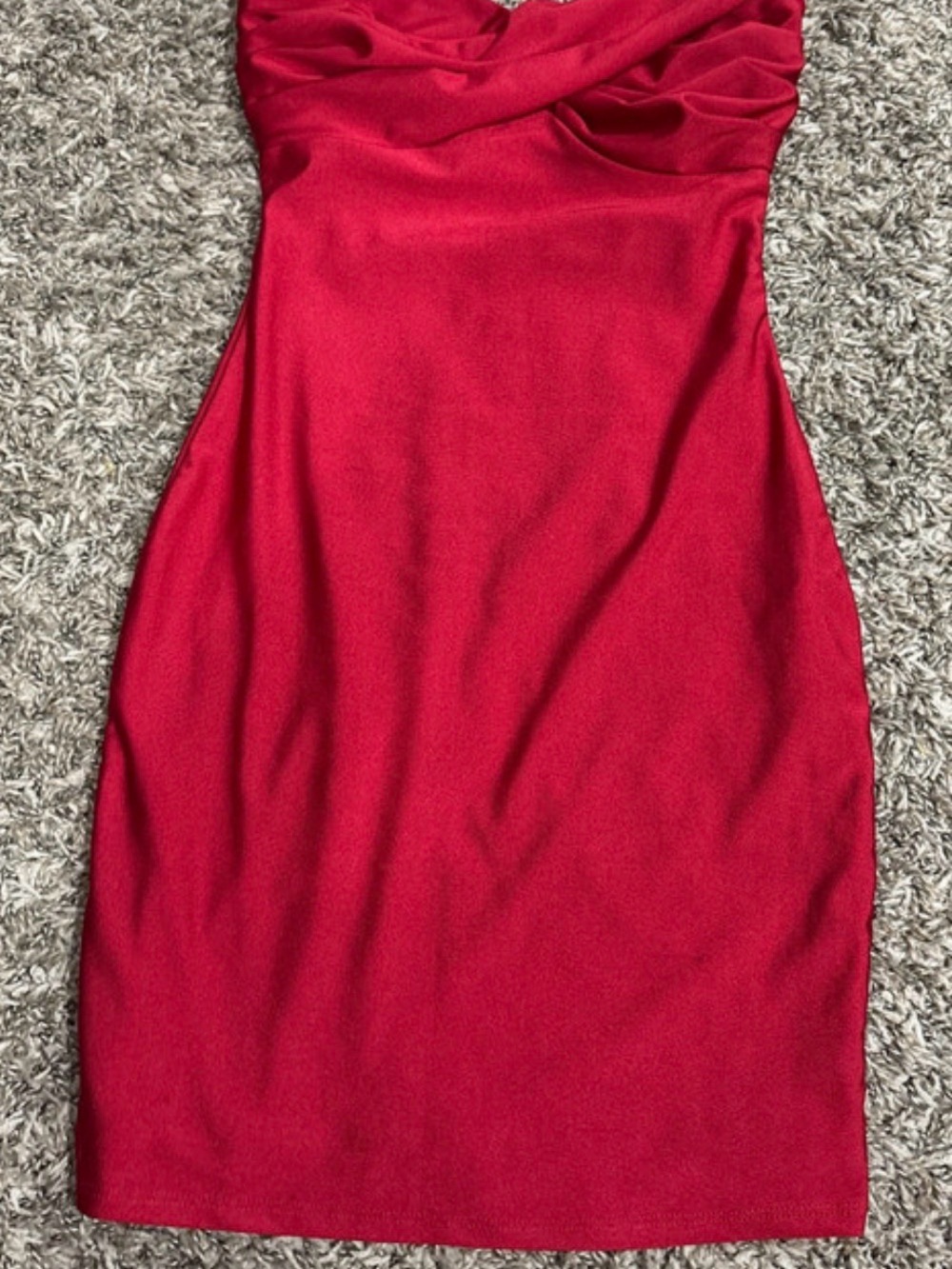 Windsor Strapless Red Mini Dress